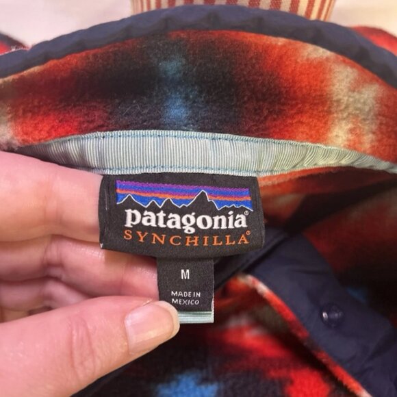 Patagonia Synchilla Snap Fleece Pullover Aztec Southwestern Navajo Women's (M) - Picture 11 of 13